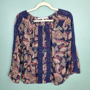 Collective Concepts Paisley Blouse Size Medium